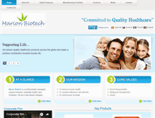Tablet Screenshot of marionbiotech.com